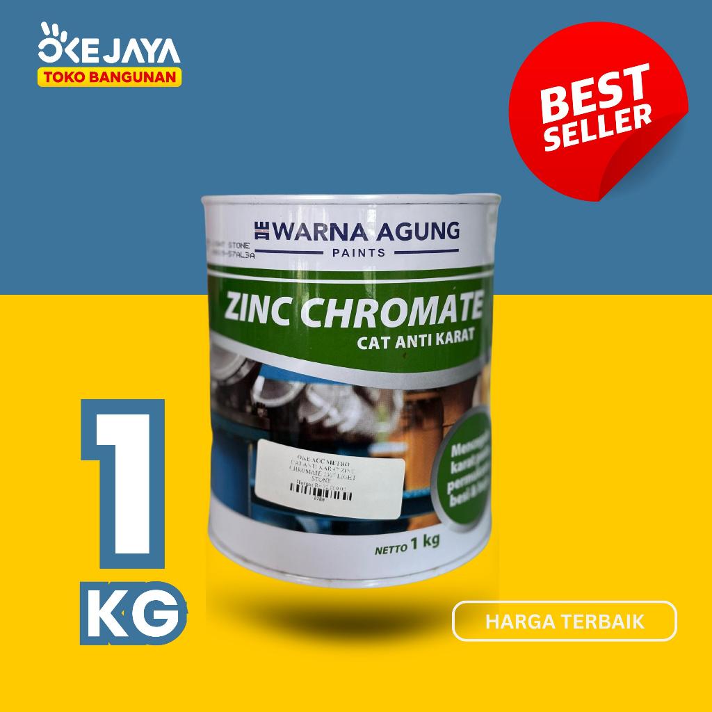 

ZINC CHROMMATE WARNA AGUNG 1 Liter Cat besi anti karat