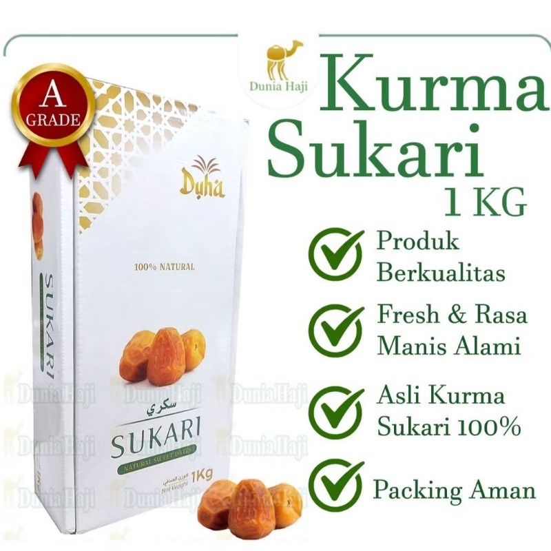 

KURMA SUKARI PREMIUM 1 KG ASLI ORIGINAL 100%