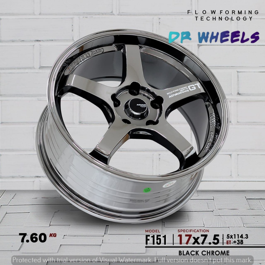 ready stock velg jf luxury f151 ring 17 lebar 75 untuk mobil Innova, NAV1, Noah, Lexus, Previa, RAV4