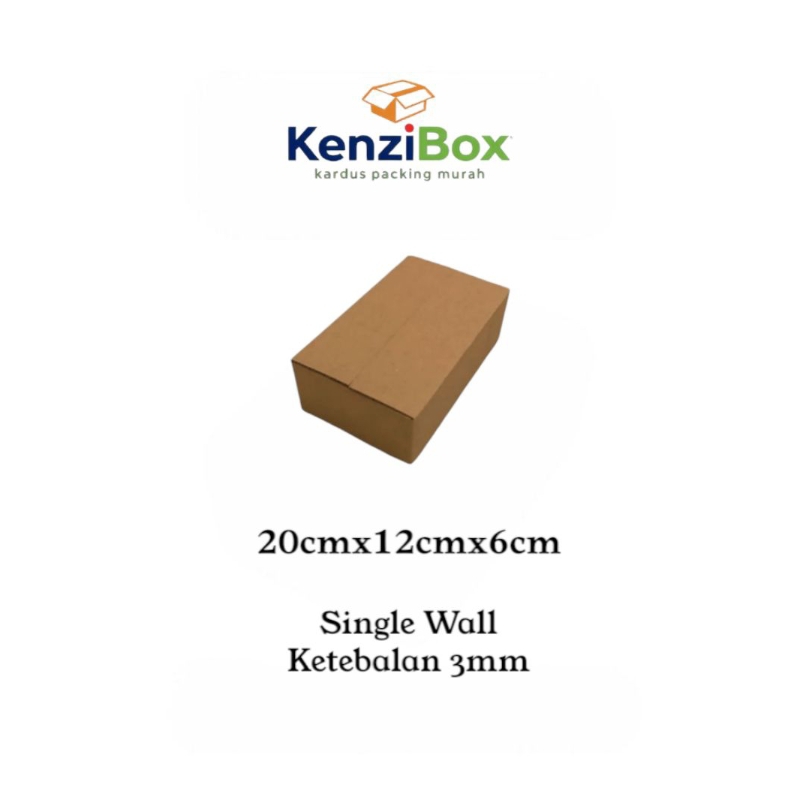 

kardus/karton/box UK. 20x12x6 cm single wall