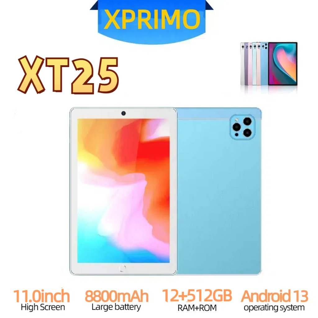 Tablet PC XT25 11 inci layar penuh layar besar tablet 5G 12+512GB Wifi tablet gaming 5G