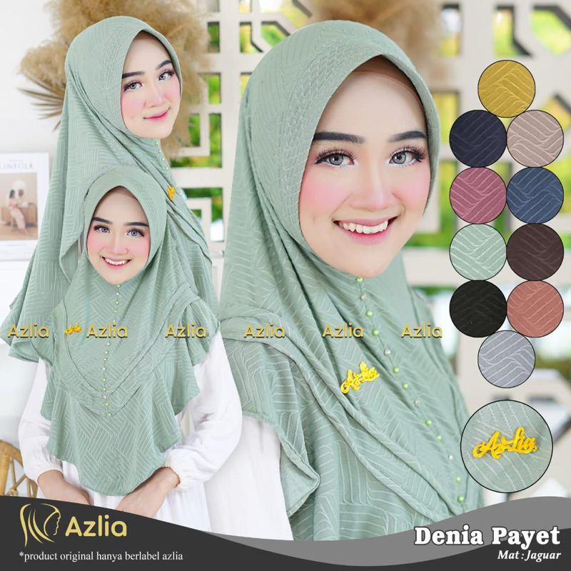 AZLIA DENIA // HIJAB BERGO PAYET DENIA BY AZLIA