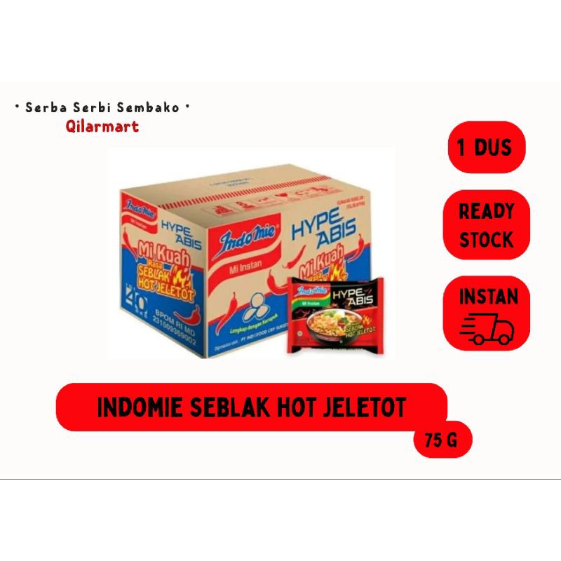 

INDOMIE SEBLAK HOT JELETOT MI INSTAN HYPE 75G-1 DUS