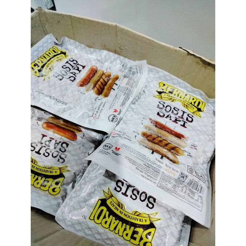 

sosis sapi Bernardi premium 500 gr