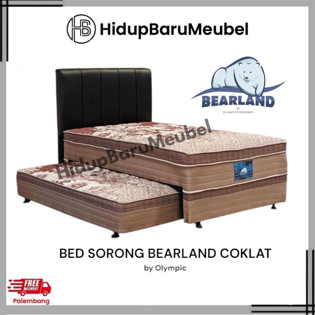 Springbed Sorong 2 in 1 bearland Grizzly by olympic / spring bed dorong Sorong kids kid / tempat tid