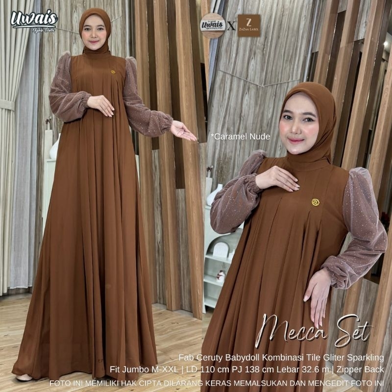 MECCA SET ORI ZAZAA LABEL GAMIA CERUTY FREE HIJAB