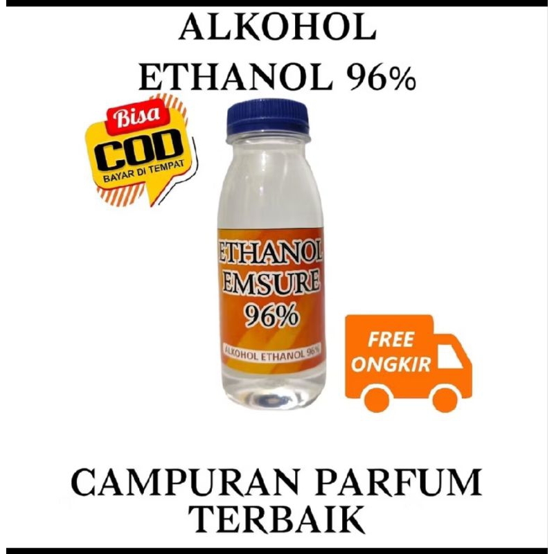 ETHANOL EMSURE 96% KEMASAN 100 ML PELARUT PARFUM SPARY