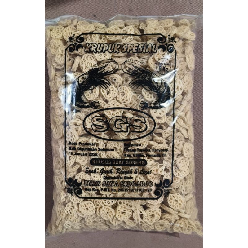 

[Buy 1 Get 1] Kerupuk Mawar Putih Goreng Tjap SGS Spesial Resep Legendaris 250gr500gr1kg