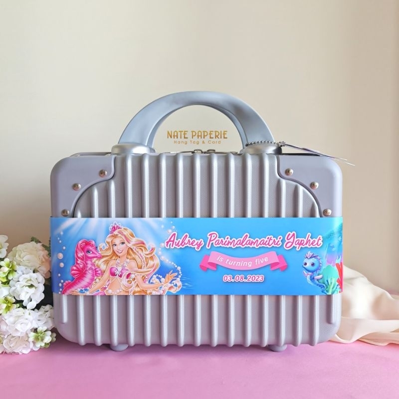 

BARBIE THEME Hang Tag Tebal TIDAK LETOY & Suitcase Label