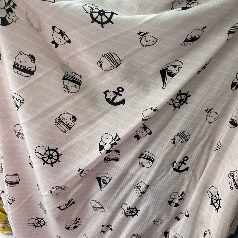 kain katun motif - kain katun dobby motif karakter impor - kain katun grade A - kain katun korea - k