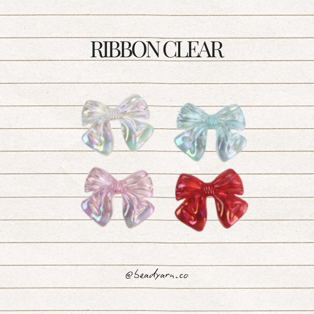 MANIK GANCI RIBBON CLEAR/MANIK PITA TRANSPARAN