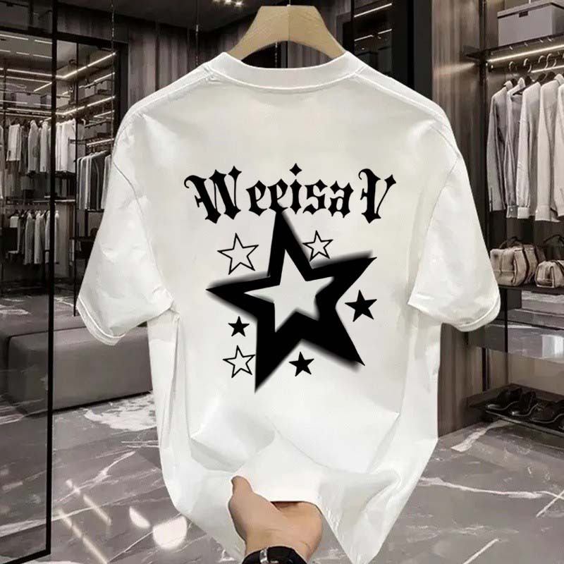 Huruf tren bintang t shirt oversize pria|baju pria oversize |baju kaos oversize pria| kaos pria over