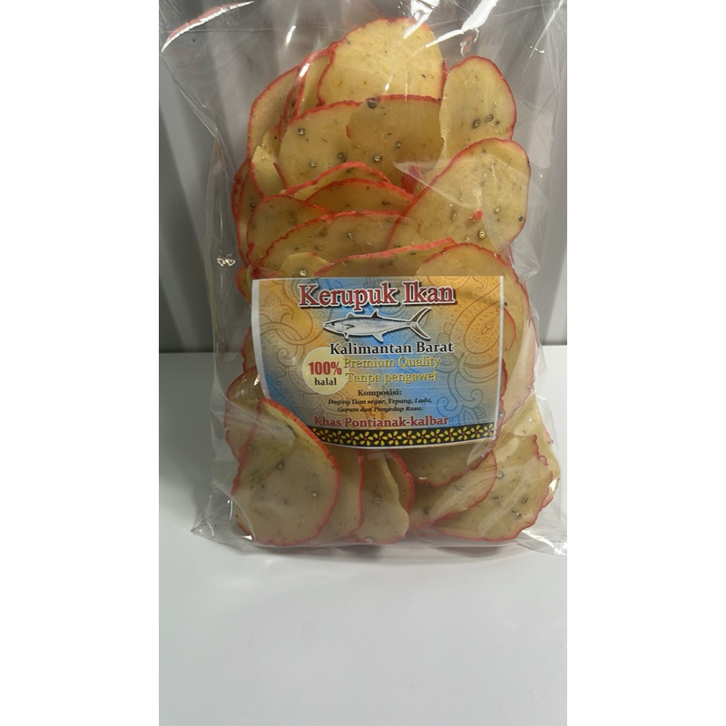 

kerupuk ikan tenggiri les merah