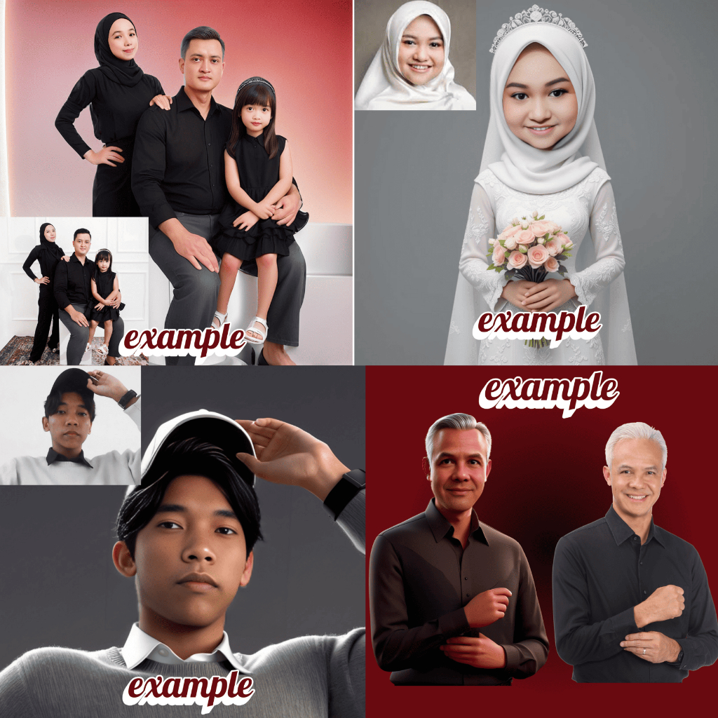 EDIT FOTO KARIKATUR || FOTO KELUARGA || FOTO PRIBADI || BEBAS KOSTUM