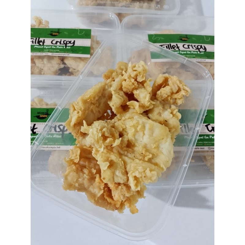 

HOMEMADE Ayam Fillet Goreng Crispy 250gr