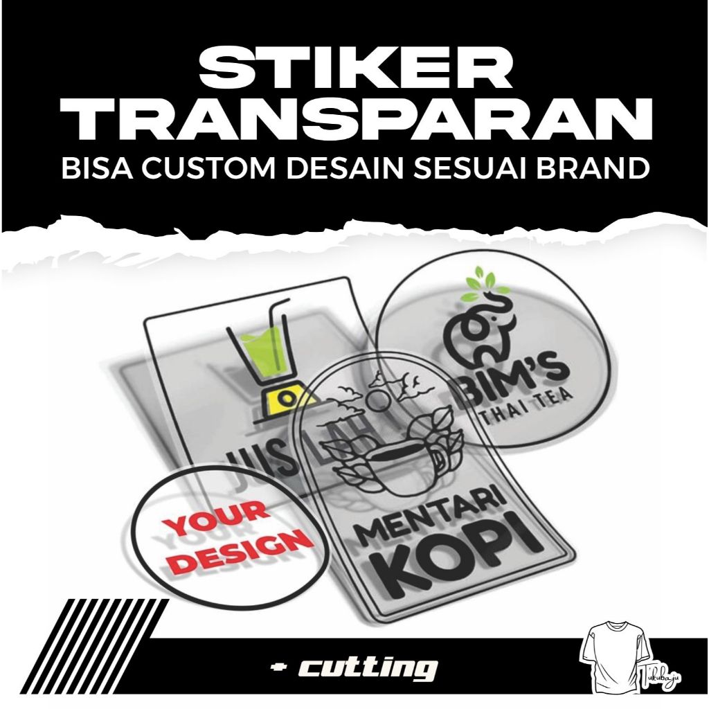 

Cetak & Desain Stiker Transparan | Media Bahan 100x100 cm | Kualitas Jernih & Elegan