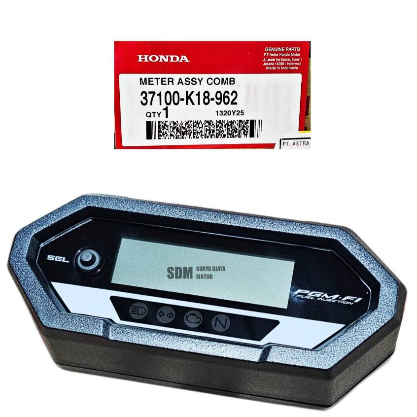 37100-K18-962 Spedo Meter Kilo Meter CB150 Verza Original Honda