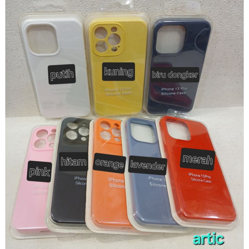 Iphone 13 pro|Silicone Case Full Cover Anti Noda.