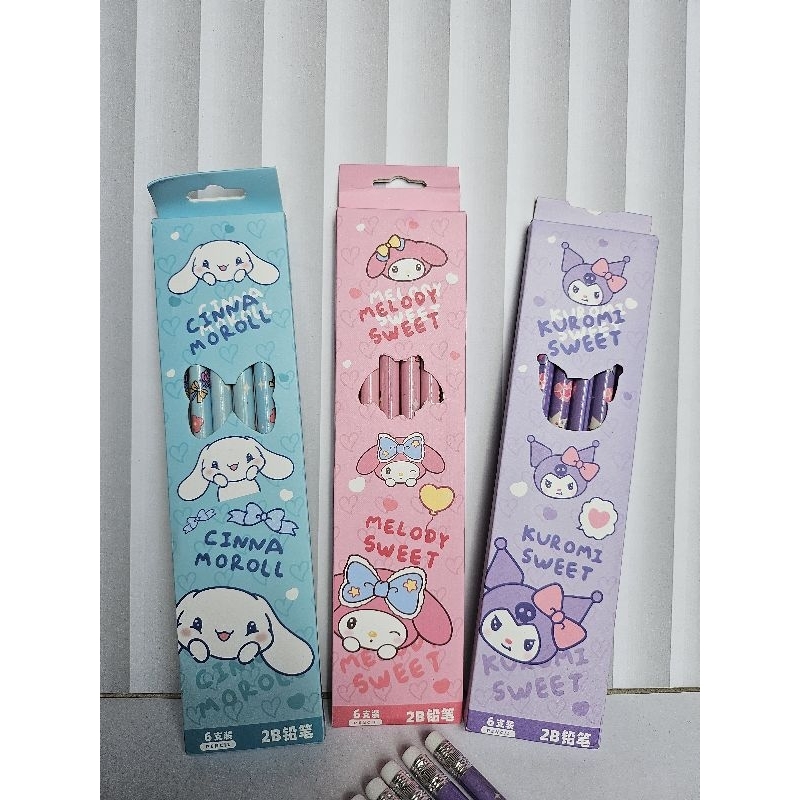 

[YP-JOYMARKET.ID] SET PENSIL 2B MODEL KARAKTER SANRIO ANAK-ANAK