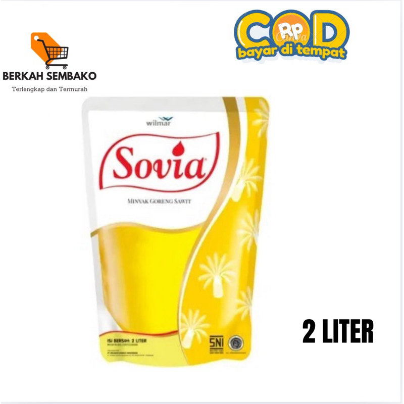 

SOVIA minyak goreng kemasan refill - 2 liter