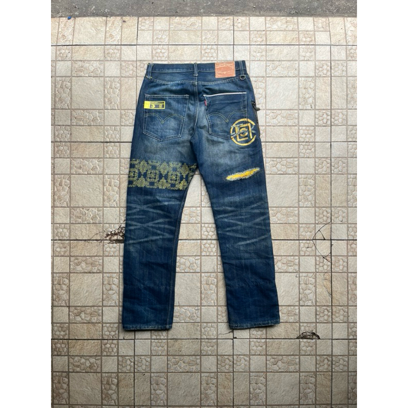 Levis 505 x Clot x Kazuki Gold Crush