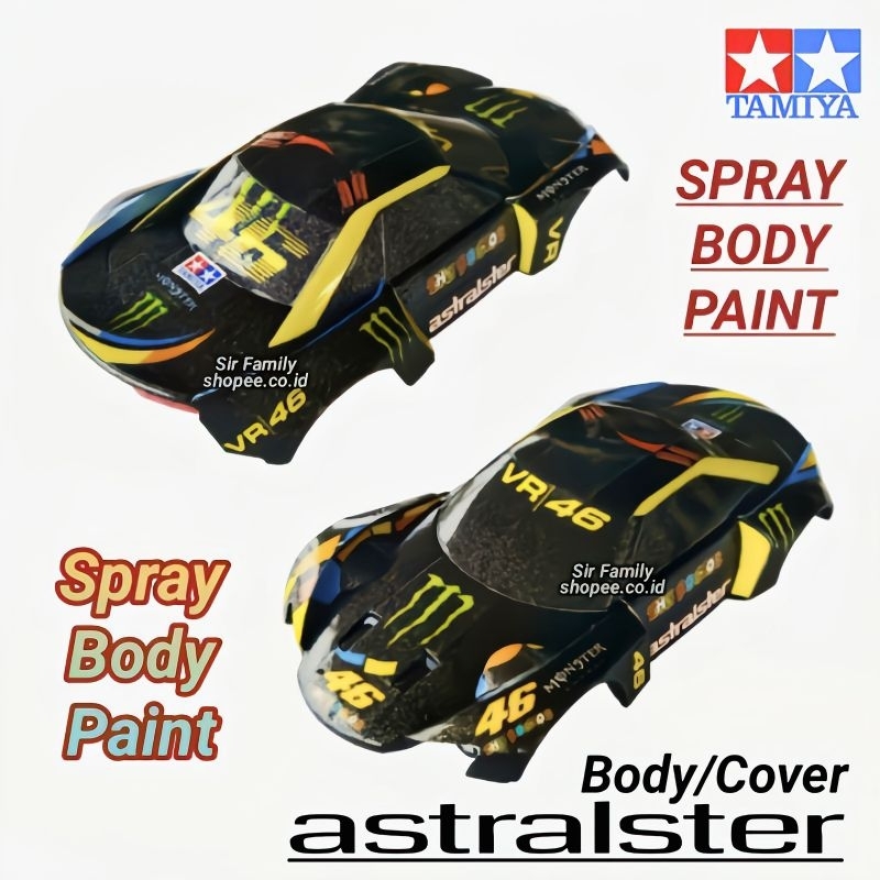 Original Tamiya Body Paint Finishing Model Untuk MA & MS CHASSIS / Tamiya Repaint Cover MA Chassis