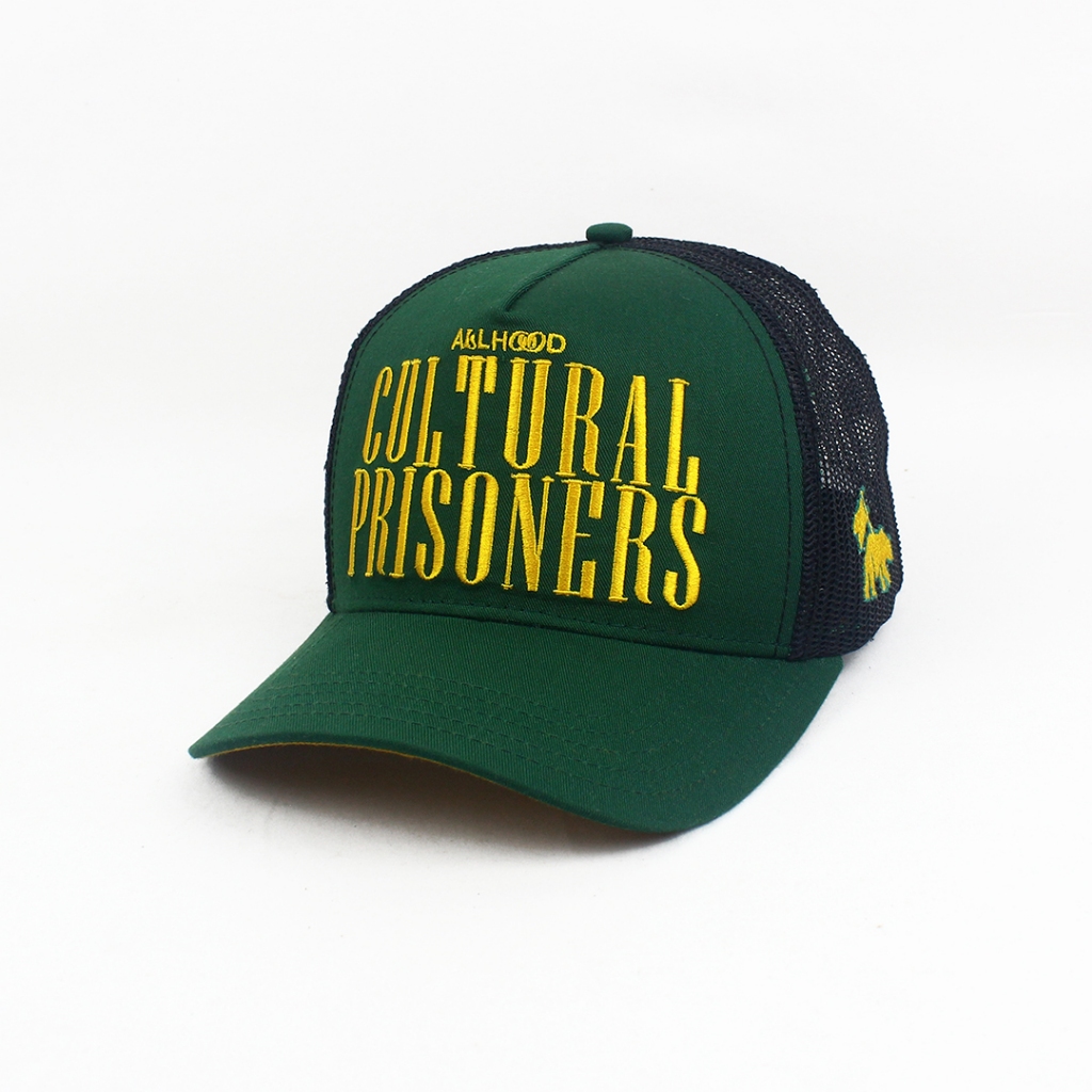 TOPI TRUCKER BORDIR ALLHOOD -CULTURAL PRISONERS/ Topi Bisbal / Topi Original Clothing / Topi Premium