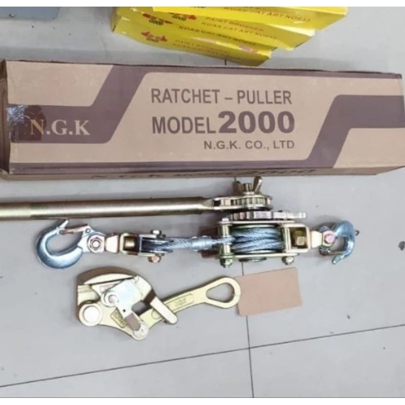 Ratchet puller 2 ton NGK wire grip ratchet