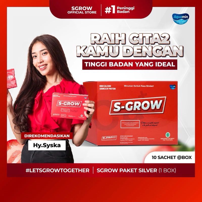 

S-GROW SUSU ORIGINAL - MENINGKATKAN TINGGI BADAN DENGAN CEPAT