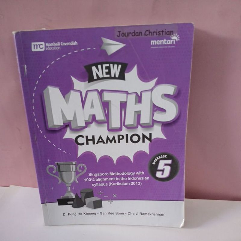 Buku New Maths Champion 5 workbook