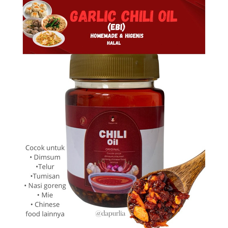 

Chili Oil Halal Pedas Premium by dapurlia