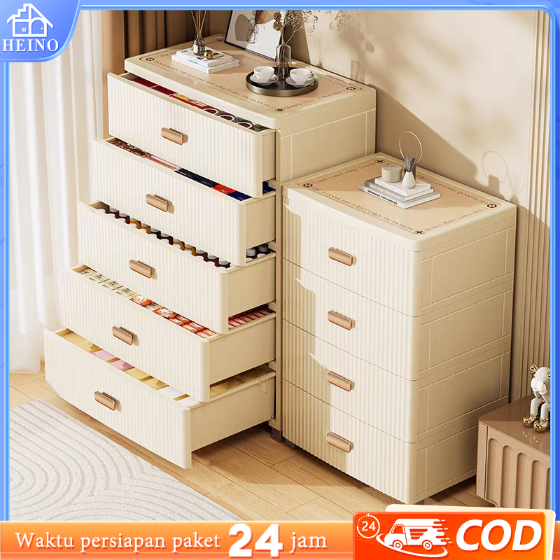 HEINO Meja Nakas Mini Bedside Table Meja Kamar Tidur Minimalis Meja Nakas Portable Meja Nakas Minima