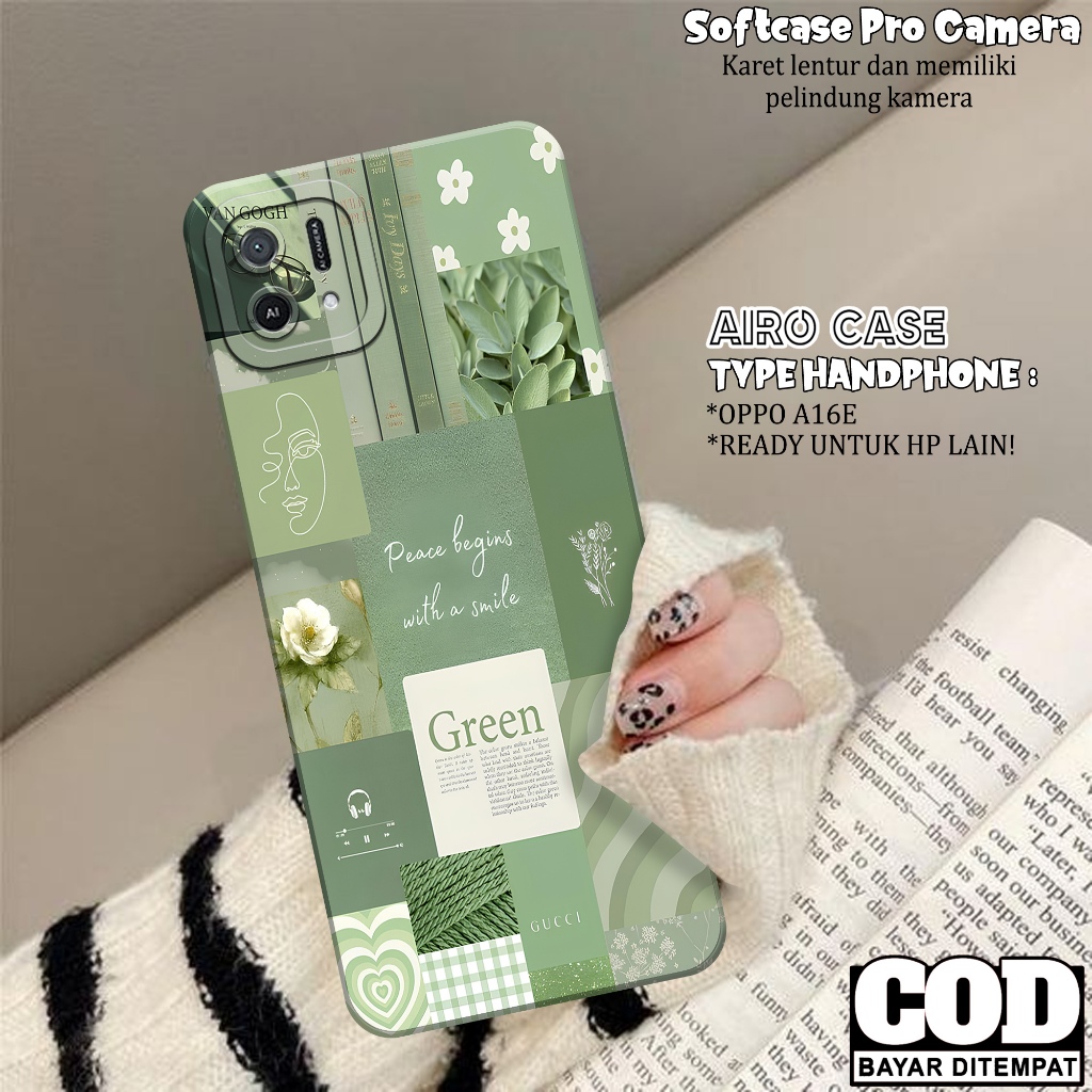 Case OPPO A16E - Softcase OPPO A16E - Fashion Case AESTHETIC - Casing OPPO A16E - Softcase Pro Camer