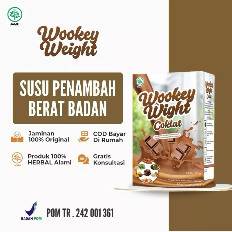 

Rasa Coklat Wookey Wight Susu Bernutrisi Penambah Berat Badan Dan Penggemuk Original Penambah Nafsu Makan Alami Original