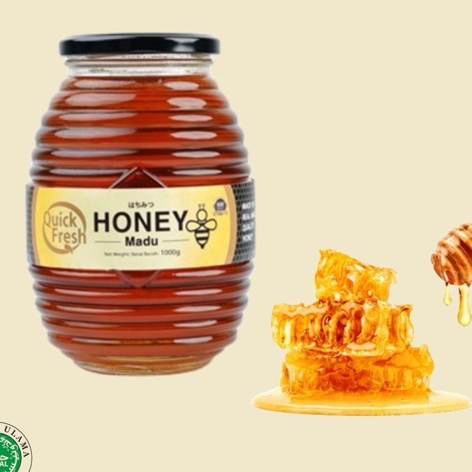 

QUICK FRESH HONEY BEE JAR 1000 GRAM