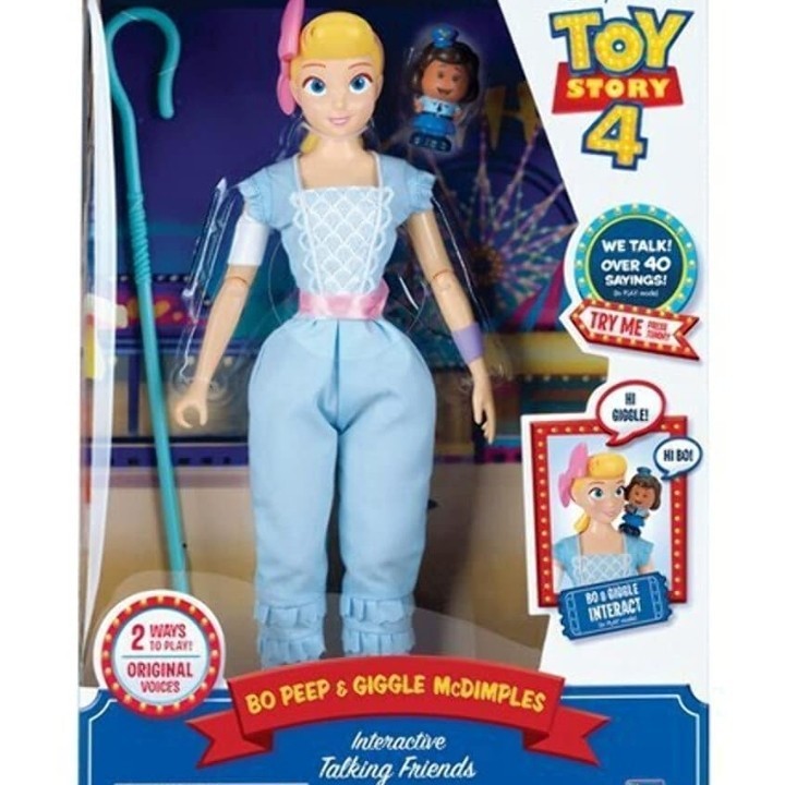 Disney Toy Story 4 Bo Beep & Giggle McDimples Interactive Talking 14"