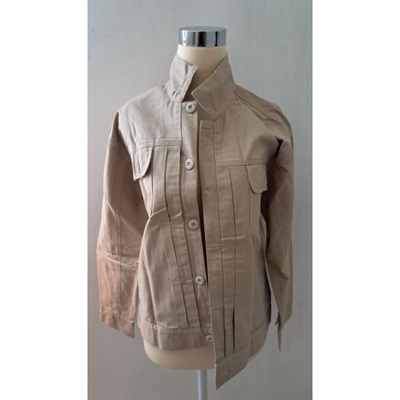 Trucker Jacket Cream Preloved