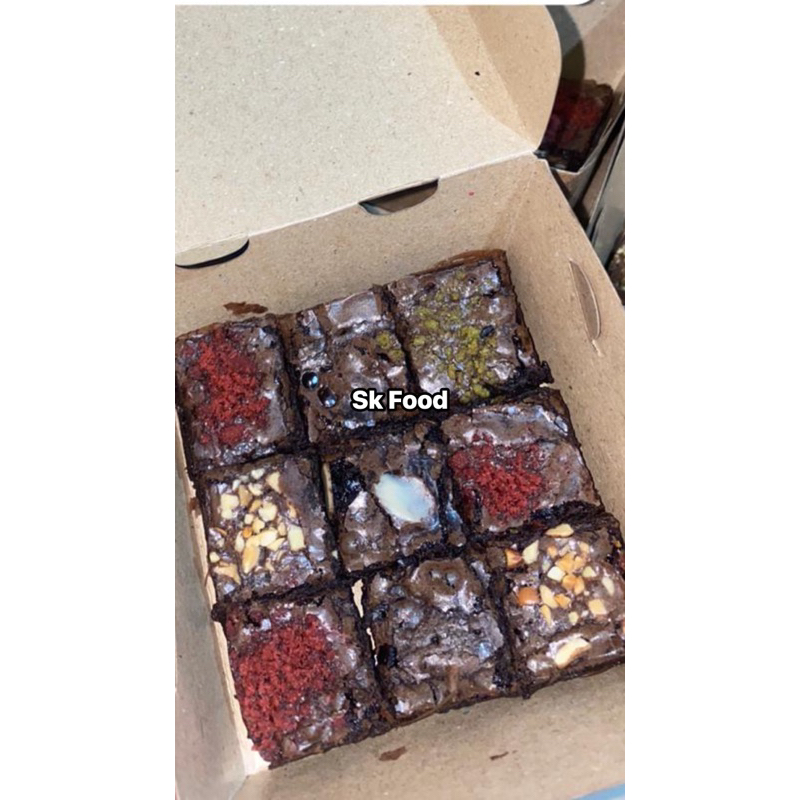

Fudgy Brownies 10x20 Super Nyoklat Termurah/Pie Brownies/Full Toping