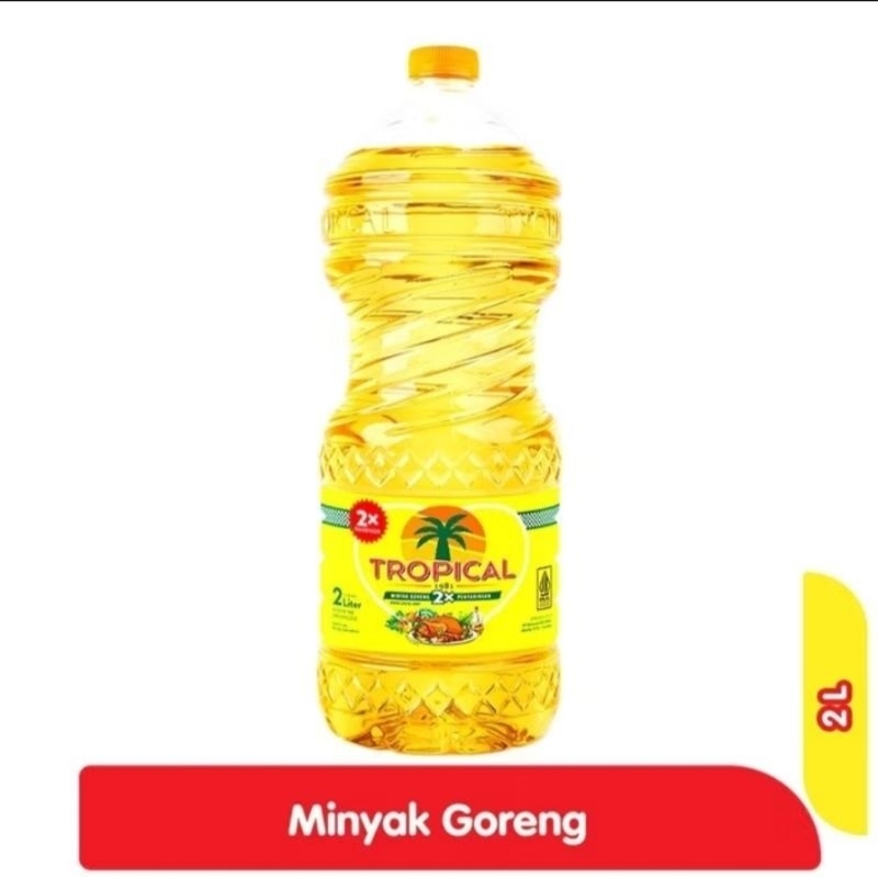 

Minyak goreng Tropical 2 liter botolan