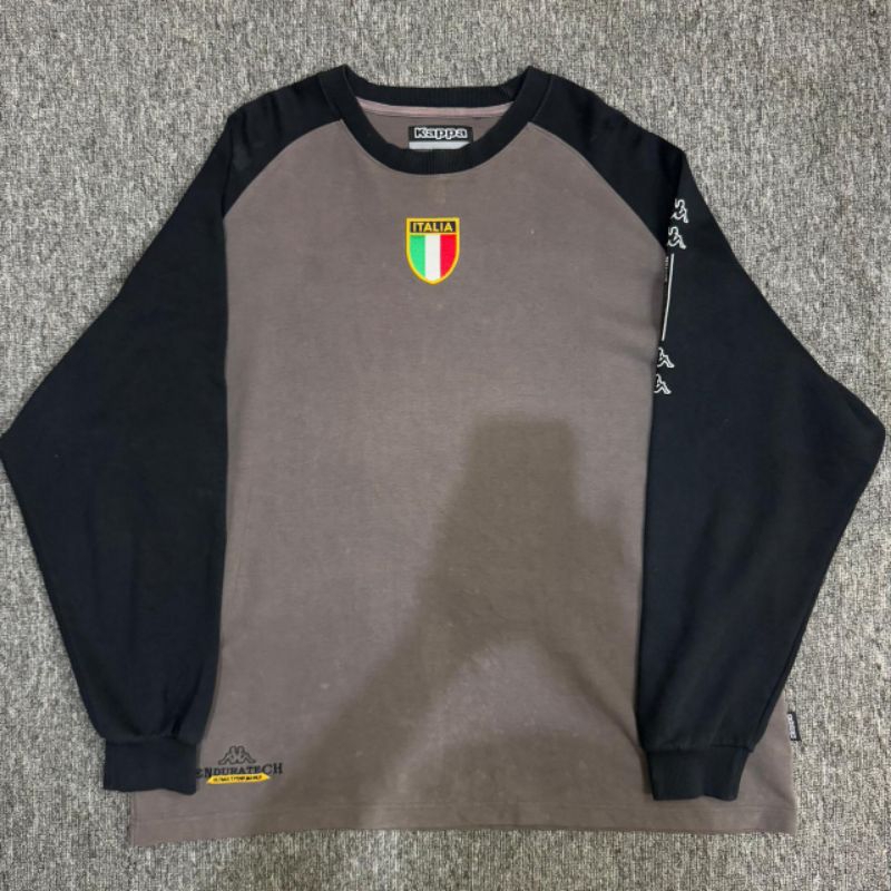 kappa - crewneck itali bordir 2 warna