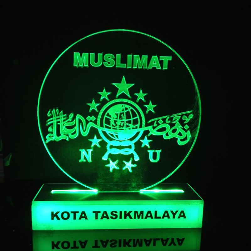 Plakat akrilik logo muslimat NU