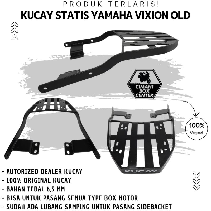 Bracket Breket Box Motor Yamaha Vixion Lama Original Kucay Statis Support Box SHAD GIVI KAPPA