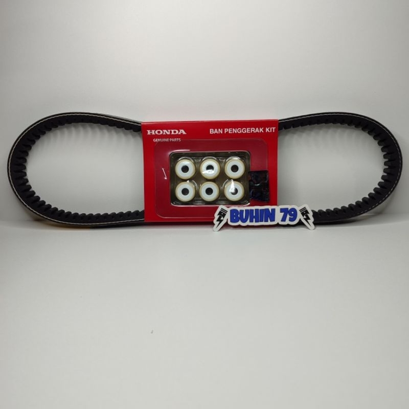 23100-K44-BA0 Van Belt V-Belt Set & Roller Beat Fi Esp Scoopy Fi esp Vario 110 Fi esp Original AHM