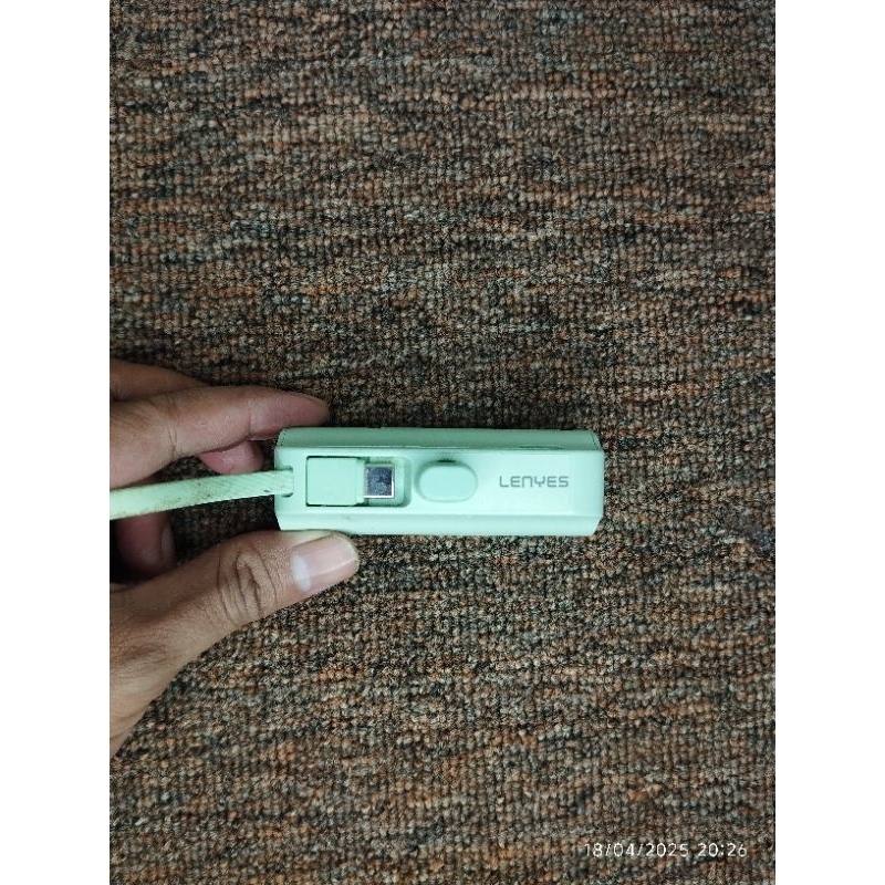 Powerbank lenyes lightning tipe c