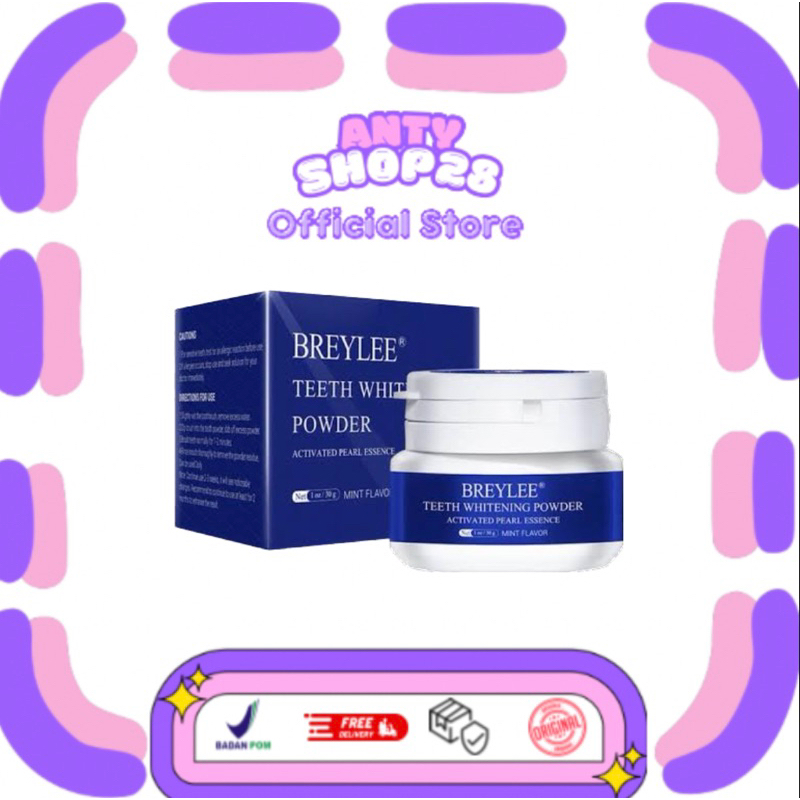 BREYLEE TEETH WHITENING POWDER