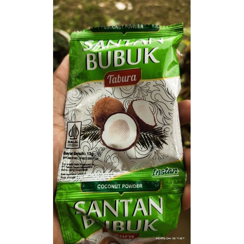 

SANTAN BUBUK TABURA 1 SACHET(13GRAM)