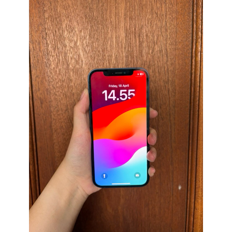 ORI IBOX iPhone 12 Blue 64GB Second Mulus