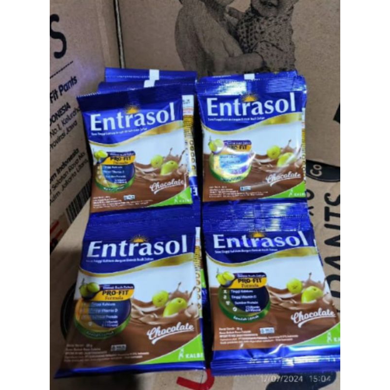 

Susu sachet entrasol vanila / coklat 10 sachet