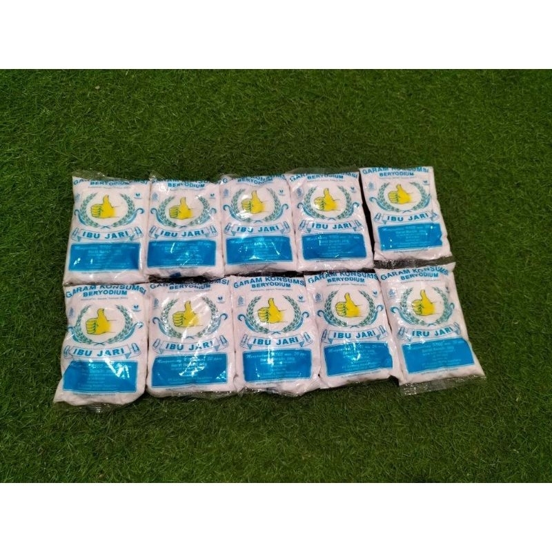 

Garam Dapur Beryodium Isi10/Garam Ibu Jari / Garam Dapur Cap Ibu Jari 200gram/pcs