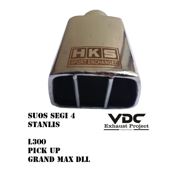 KNALPOT MOBIL SUOS HKS UNIVERSAL BENSIN SOLAR L300 PICK UP PANTHER GRAND MAX CARRY TRUK APV ARENA LU